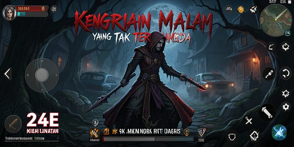 Gameplay menakutkan dalam dunia horor 234E.