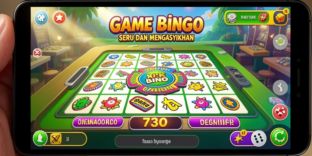 Tampilan gameplay menarik dari 73K dalam permainan Bingo.