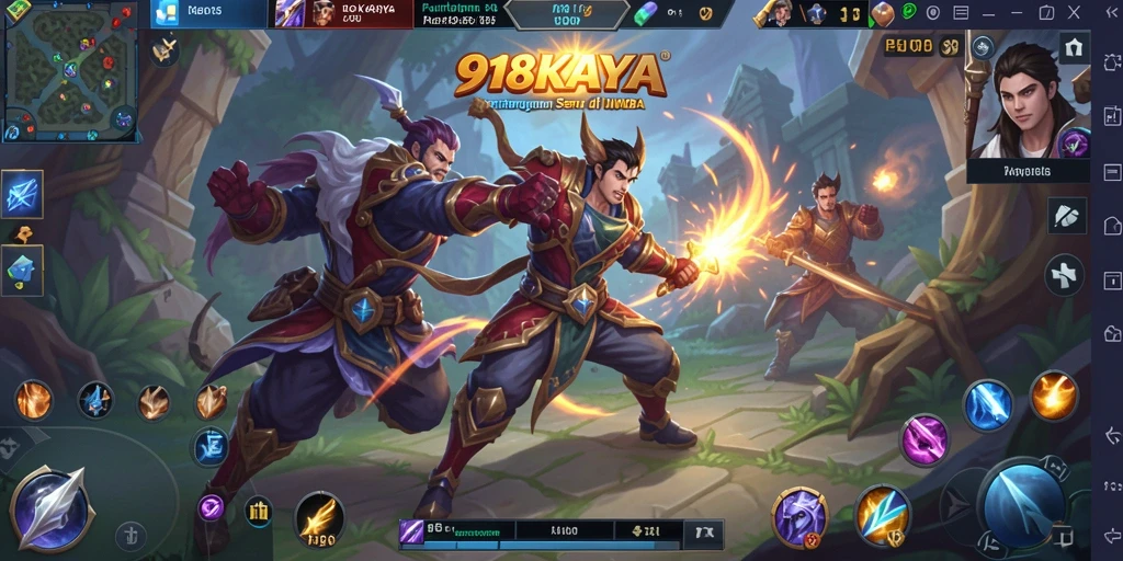 Gameplay seru MOBA yang memikat dengan karakter hero unik.