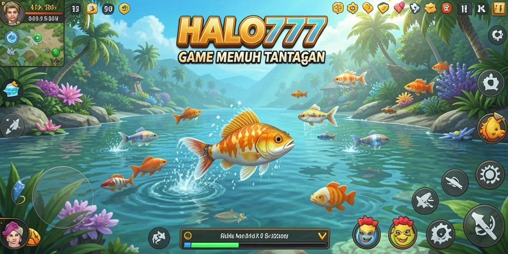 Gameplay memancing yang seru di HALO777 dengan berbagai jenis ikan.