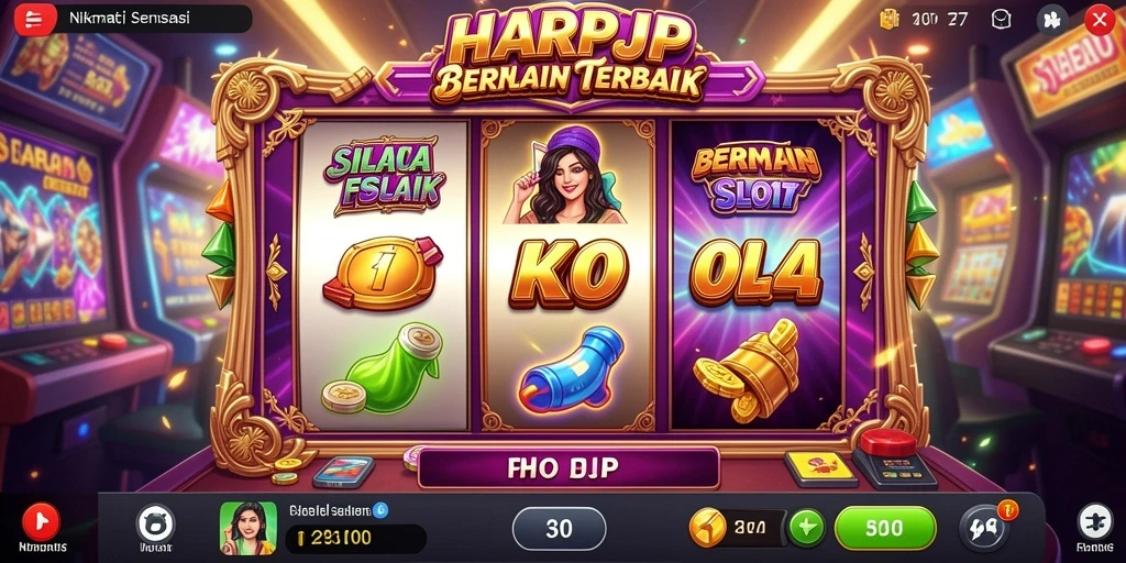 Tampilan gameplay menarik dan penuh warna dari HARAPJP yang mengundang pemain.