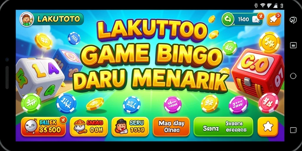 Tampilan gameplay menarik Bingo di LAKUTOTO.