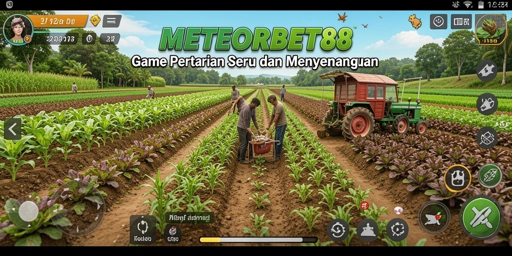 Gameplay seru di METEORBET88 dengan kegiatan bertani yang menyenangkan.