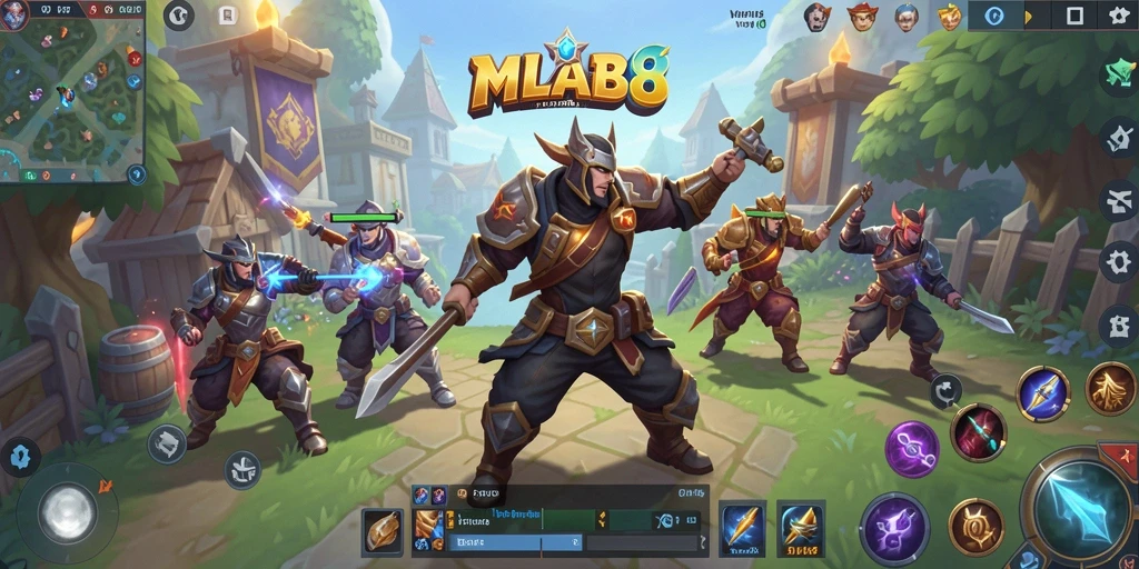 Tampilan gameplay menarik di MLBB8, penuh strategi Tycoon.
