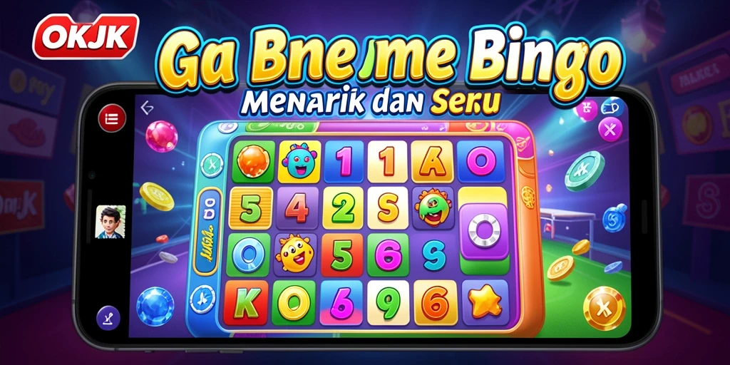 Tampilan gameplay Bingo yang mengasyikkan di OKJK.