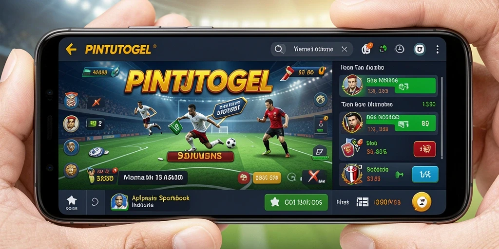 Tampilan gameplay Sportsbook PINTUTOGEL dengan berbagai pilihan taruhan.