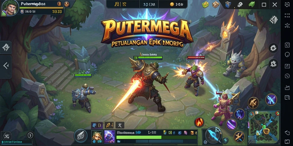 Screenshot dari gameplay PUTERMEGA yang menegangkan dan mendebarkan.