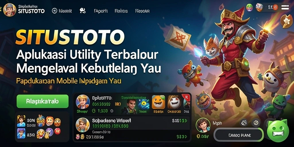 Tampilan antarmuka aplikasi SITUSTOTO yang modern dan mudah digunakan.