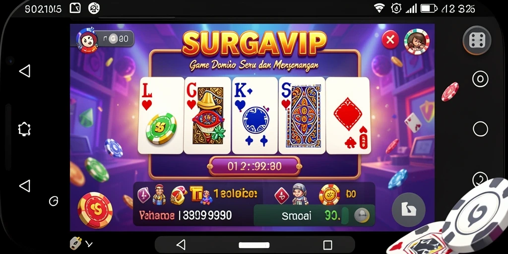 Tampilan gameplay SURGAVIP yang menarik dan interaktif.